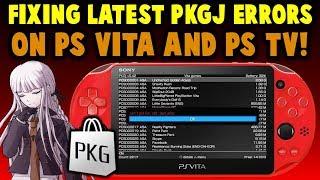 Fixing New PKGj Errors v0.54! PS Vita & PS TV! (iTLS Enso)