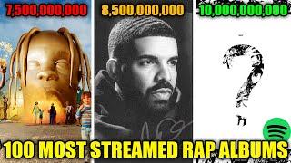 TOP 100 MOST STREAMED RAP ALBUMS OF ALL TIME 2023 (Spotify) 