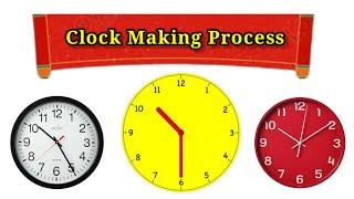 Clock Making Process | Mass Production | Wall Clock |  Skills Town