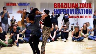 Brazilian Zouk Improvisation by William and Irene at Bremen / Germany February 2022 (demo 3).