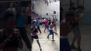 Boxing Camp - Training in Rafael Trejo Boxing gym, Hsvsna, Cuba.