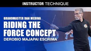 RIDING THE FORCE CONCEPT in FILIPINO MARTIAL ARTS | DEROBIO ESCRIMA | GM DAN MEDINA | KALI | ARNIS
