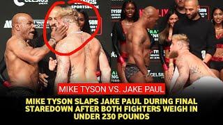 Mike Tyson slaps Jake Paul during wild final faceoff: 'He must die!'