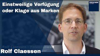  Klage oder einstweilige Verfügung aus Marken #rolfclaessen