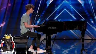 America's Got Talent 2022 Kieran Rhodes Singing Own Song Disengage Auditions Week 4 S17E04