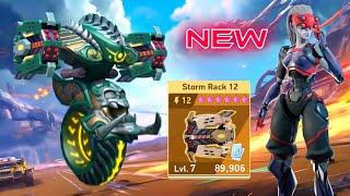 New Weapon STORM RACK 12 - New Pilot VOX - with Killshot & Nomad - Mech Arena