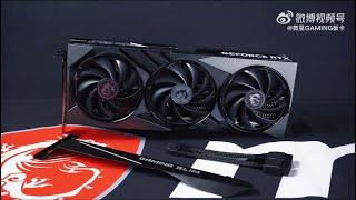 MSI RTX 4070Ti GAMING SLIM Unboxing