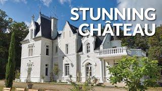 SUPERBE CHATEAU DU 19EME SIECLE | Récemment rénové avec 30 ha et dépendances près de Loches - A23069