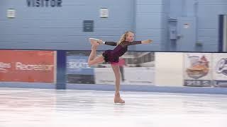 Anya Schuster, Pre-Juvenile Plus Excel Free Skate, 2021, Fort Collins Classic