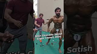 NITIN CHANDILA TODAY BACKSTAGE  #nitinchandilaofficial #bodybuilding