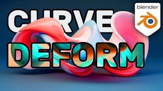 Curve Deform with Geometry Nodes - Blender 4.0 Tutorial