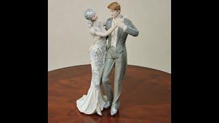 First Dance 1920s Style Bride and Groom Wedding Figurine