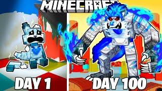 I Survived 100 Days as the REJECT CRITTER in HARDCORE Minecraft!