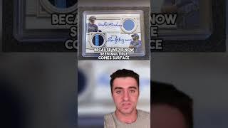 Fake baseball card autographs  #shorts #sportscards