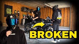 FIXING MY BROKEN YAMAHA R6