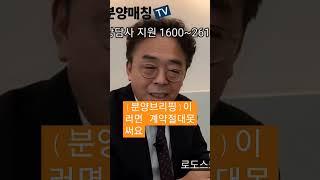 전략적인 분양브리핑..대충하면 계약 단 한개도 못써요 #분양상담노하우 #shorts