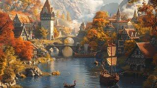 Medieval Celtic Music | Lute Music for Relaxation, Study and Autumn in Fantasy Harbor