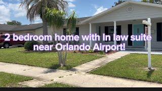 Home with private In Law suite minutes from Orlando International Airport!