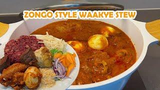 HOW TO MAKE: ORIGINAL ZONGO/HAUSA WAAKYE STEW RECIPE #ghanafood #zongorecipe