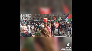 #peaceandjustice for #Palestine #walkforeurope #Lyon #ceasefirenow