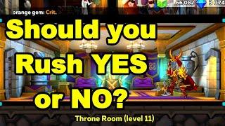 Hustle Castle Tips and Tricks - Is rushing worth it?