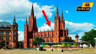 4K - Marktkirche (Market Church) Inside - Wiesbaden - Germany - Religion