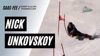 Nick Unkovskoy GS Training Saas-Fee 8/1/22