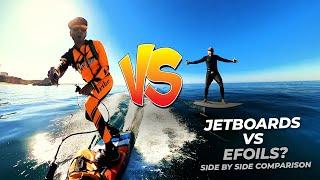 EFOILS vs JETBOARDS? Side by Side Comparison | TIPS