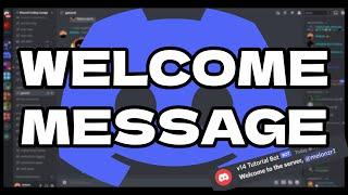 [NEW] - How to make a WELCOME MESSAGE for your discord bot - Discord.js v14 (UPDATED 2022)