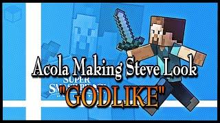 ACOLA MAKING STEVE LOOK "GODLIKE"