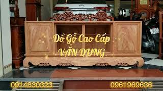 Tủ chè liên chi - Đồ gỗ cao cấp Văn Dung - Làng nghề La Xuyên