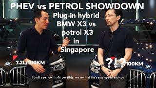 BMW X3 : PHEV vs Petrol - The Showdown in Singapore : How much fuel does a plug-in hybrid use?