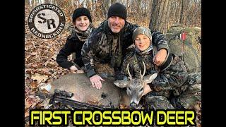 A Ronay Boys First....Crossbow deer down!!!