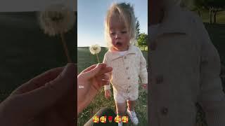 Cute baby short video | a baby love flowers | #trending #tiktok #love #baby #shortsfeed  #shorts