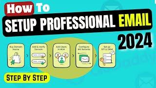 How to setup professional email in godaddy | Full Guide