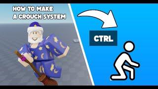 How to make a crouch system in Roblox studio