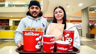 My Girlfriend Tries Jollibee For The First Time..