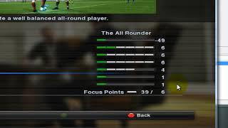 Become A Legend focus points cheat - PES 2012 and PES 2013