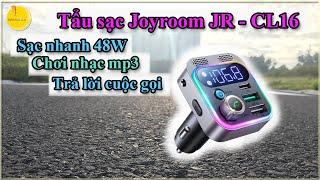 Tẩu sạc Joyroom JR CL16 sạc nhanh 48W chơi nhạc trả lời cuộc gọi