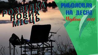 Рибалка на річці Десна, рибалка в Києві, у пошуках нових місць! Випуск (позакадром)️