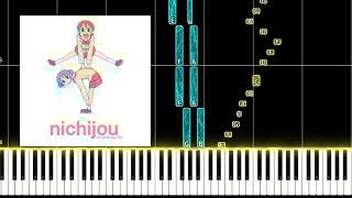 Koigokoro wa Dangan mo Yawarakakusuru - Nichijou OST PIANO TUTORIAL + FREE SHEET