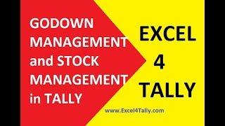 TALLY  STOCK MANAGEMENT | TALLY INVENTORY MANAGEMENT | TALLY GODOWN MANAGEMENT | LEARN Tally ERP 9
