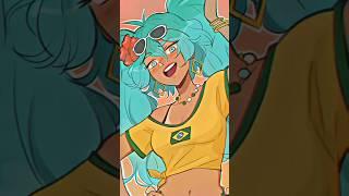 La miku brasileña (HIMITSU DAYO) #brazilianmiku #himitsudayo #hatsunemiku #mikubrazilian #phonk