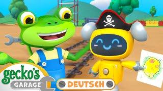 Schienenabenteuer | 60-minütige Zusammenstellung｜Geckos Garage｜LKW für Kinder ️