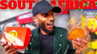 Black AMERICAN Tries Best Fried Chicken In South Africa  *This Can't Be REAL?*