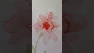 Imperfect sketch #art #drawing #watercolor #coloursplash #floraldesign #skeching #draw #red #flower