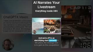 AI Narrates your OBS Livestream! ChatGPT4 #obs #ai