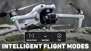 DJI Air 3 Intelligent Flight Modes Full Tutorial (FocusTrack, Waypoints, & Cruise Control)