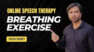 Breathing Exercise #stammeringtherapy #misarticlation #breathingtechniquesforanxiety