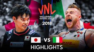 LEGENDARY MATCH | JAPAN vs ITALY | Men's VNL 2018